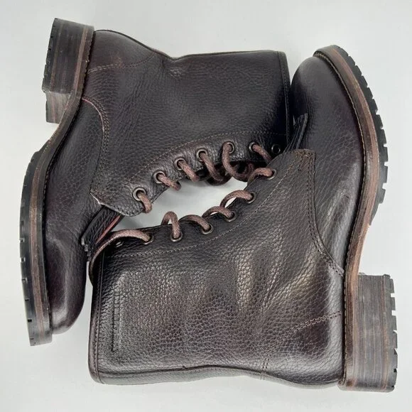 Wolverine Womens W40078 Rosie Kiltie Brown LaceUp Leather Size 5.5 Western Boots - Picture 6 of 9